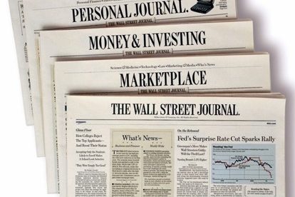 Image of a stack of Wall Street Journal papers