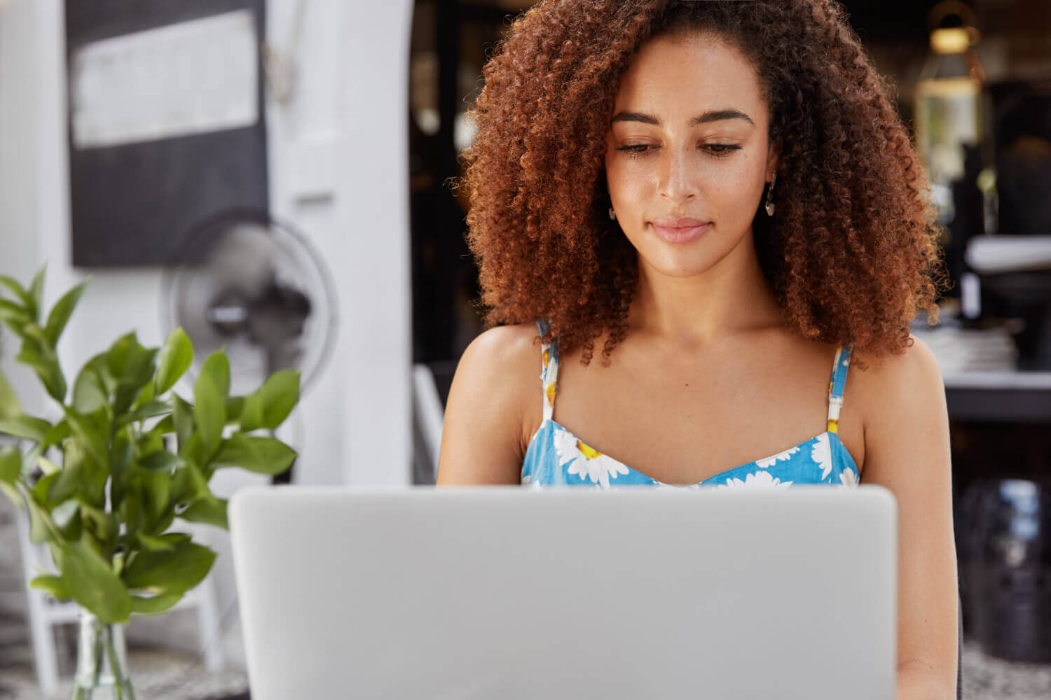 girl shopping online luxury retail