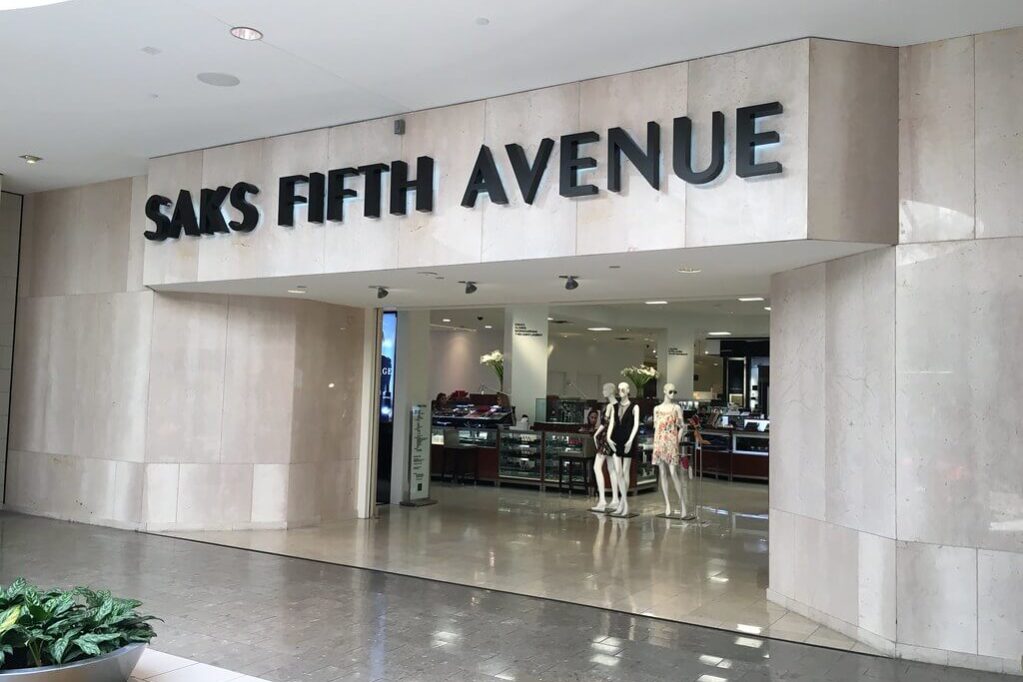 Saks Fifth Avenue store front